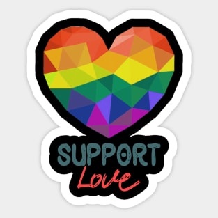 Lgbt Heart Sticker